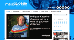 Desktop Screenshot of maisondelapoesieparis.com